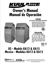 KuulAire KA12 Owner's manual