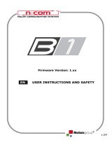 N-Com B1 User Instructions