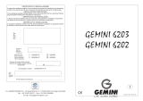 Gemini 6203 Owner's manual