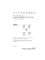Endres+Hauser Prosonic M FMU40/41/42/43/44 4-20 mA HART Brief Short Instruction