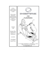 Inspire CARDIOSTRIDER CS2 Owner's manual