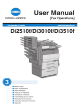 Konica Minolta Di3010f User manual