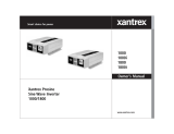 Xantrex Prosine 1800 Owner's manual