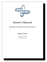 Wisper 705se Owner's manual