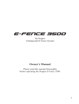 Dogtra E-Fence 3500 Owner's manual