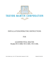 Trevor-Martin Corporation WCC100B Installation & Operating Instructions Manual