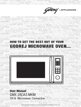 Godrej Appliances GMX 28CA3 MKM User manual