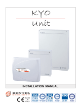 Bentel Security KYO 32 P Installation guide