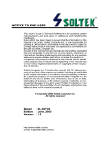 SOLTEK SL-65FVB User manual