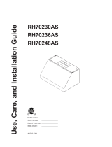 Yale RH70230AS Use, Care And Installation Manual