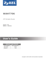 ZyXEL Communications WAH7706 User manual