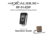Excalibur RF-50-EDP Owner's manual