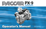 Paccar PX-9 User manual