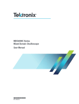 Tektronix MDO4104C User manual