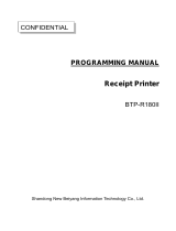 SNBC BTP-R180II Programming Manual