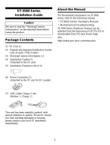 Pro-face AST-3501T Installation guide