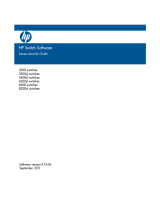 HP 3500 Series Access Security Manual