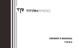 Titan Radio TR2X Owner's manual