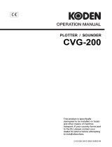 Koden CVG-200 Operating instructions