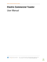 Twothousand Electric Commercial Toaster User manual