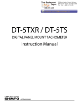 Shimpo DT-5TXR User manual