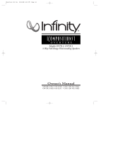 Infinity OVTR 2 User manual