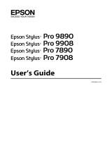 Epson Stylus Pro 9890 Owner's manual