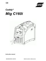 ESAB Caddy Mig C160i User manual