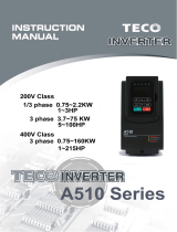 TECO A510-2001-H User manual
