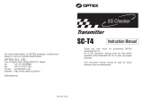 Optex SS Checker SC-T4 User manual
