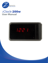 Zetronix zClock-200w User manual