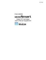 IDEC FC6A MICROSmart Digital I/O Cartridge Owner's manual