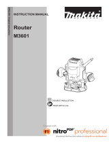 Makita M3601 User manual