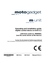 motogadget m-Unit V.2 Operating and Installation manual