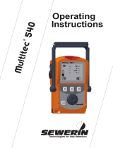 sewerin Multitec 540 Operating Instructions Manual