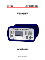 ATEQ AX6000 User manual