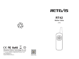 Retevis RT42 User manual