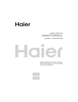 Haier LE40K6000B User guide