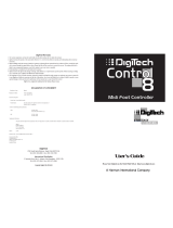 DigiTech CONTROL 8 User manual