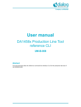 Dialog DA1458 Series User manual