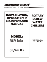 Dunham-Bush WCFX 20 Installation, Operation & Maintenance Manual