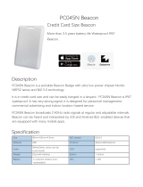 Abc Technology PC045N Credit Card Size Beacon User manual