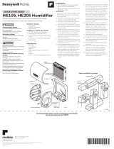 Honeywell HE205 Humidifier User guide