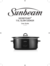 Sunbeam HP5530 Secretchef 7.5L Slow Cooker User guide