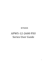 BITMAIN Antminer APW5-12-2600 PSU Series User manual