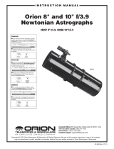 Orion 8297 Newtonian Astrographs Reflector Telescope User manual