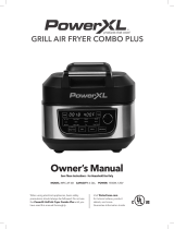 PowerXL Grill Air Fryer Combo Plus Owner's manual