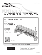 Brinly SAT-401BH Owner's manual