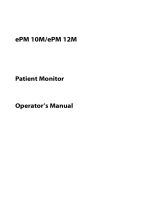 Mindray ePM 10M User manual