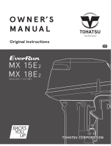 TOHATSU MX 15E2 Owner's manual